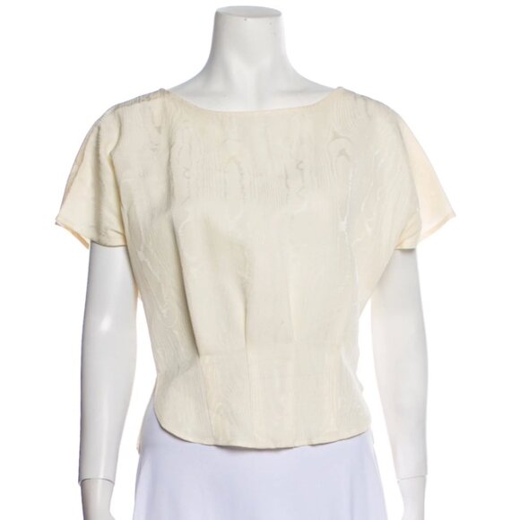 Rachel Comey Scoop Neck Short Sleeve Top - Picture 1 of 4